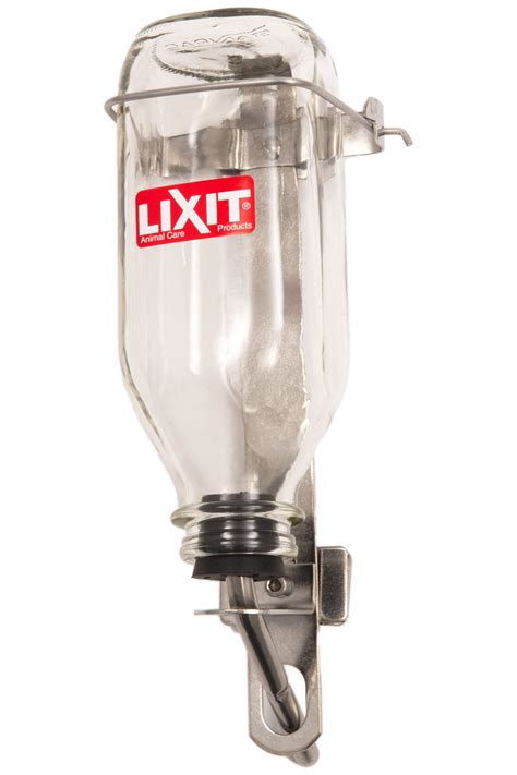 Lixit Heavy Duty Deluxe Glass Water Bottles for Birds, Dogs and 